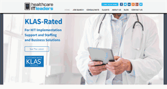 Desktop Screenshot of healthcareitleaders.com